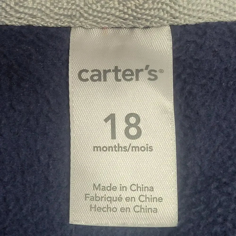 Carter's‎ Boy's Hoodie jacket Size 18 months
